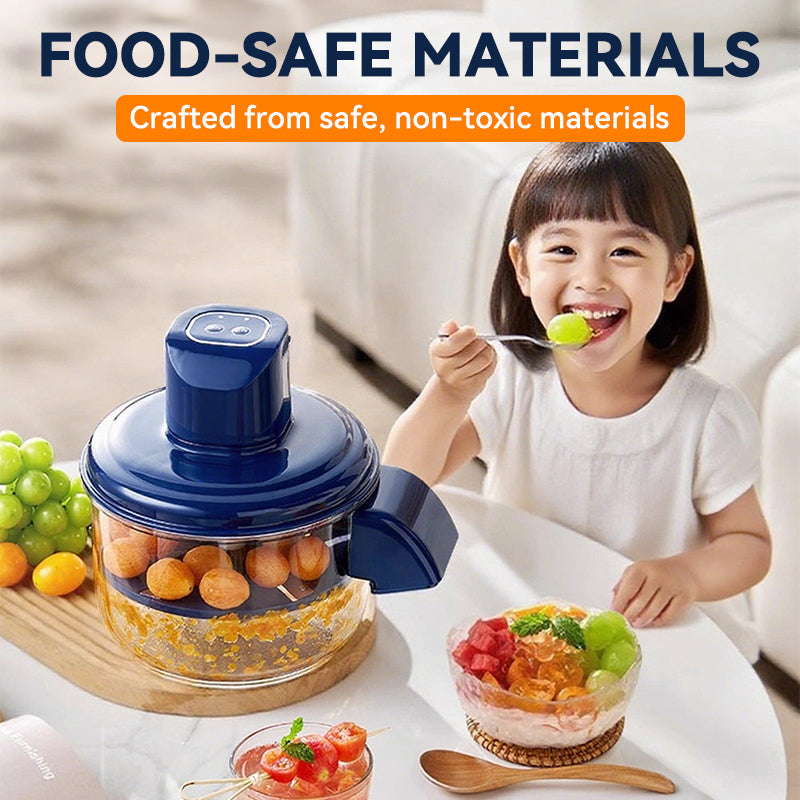 🎄✨SCONTO DEL 60%! 🍇🧄 Pelapatate elettrico trasparente per frutta e verdura: veloce, facile ed efficiente. Perfetto per le faccende quotidiane in cucina!