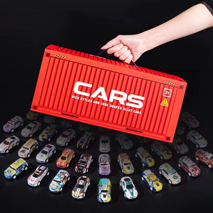 🎅Promozione di Natale: 49% DI SCONTO🎁48 mini auto pull-back con set garage integrato
