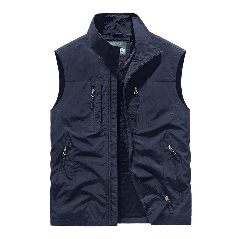 🧥👕Gilet oversize senza maniche da uomo con tasche