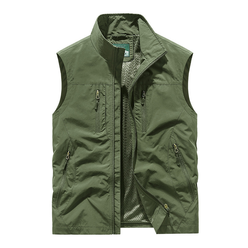 🧥👕Gilet oversize senza maniche da uomo con tasche