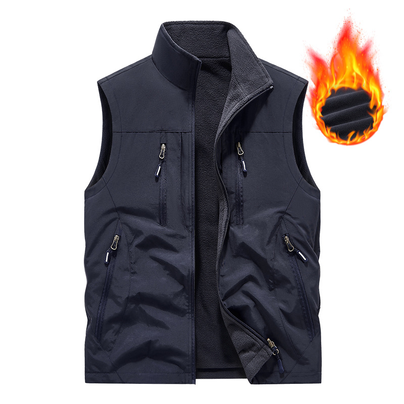 🧥👕Gilet oversize senza maniche da uomo con tasche