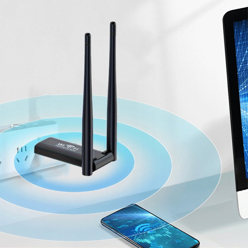 📶🚀 Amplificatore WiFi USB con doppia antenna, amplia la copertura WiFi a casa e in ufficio 🏠✨