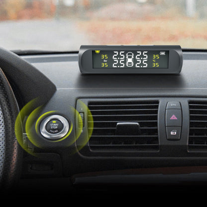 Sistema di monitoraggio pressione pneumatici solare a quattro ruote in tempo reale