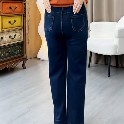 Pantaloni casual da donna a gamba tesa