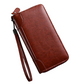 Men’s PU Leather Wallet with Wrist Strap