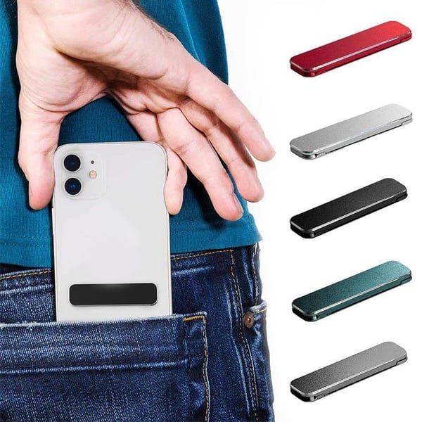 📱Supporto telefonino adesivo ultrasottile! Angolo regolabile 0-100°, pieghevole, portatile. Usa il telefono a mani libere ovunque tu sia!