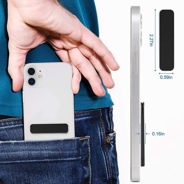 📱Supporto telefonino adesivo ultrasottile! Angolo regolabile 0-100°, pieghevole, portatile. Usa il telefono a mani libere ovunque tu sia!
