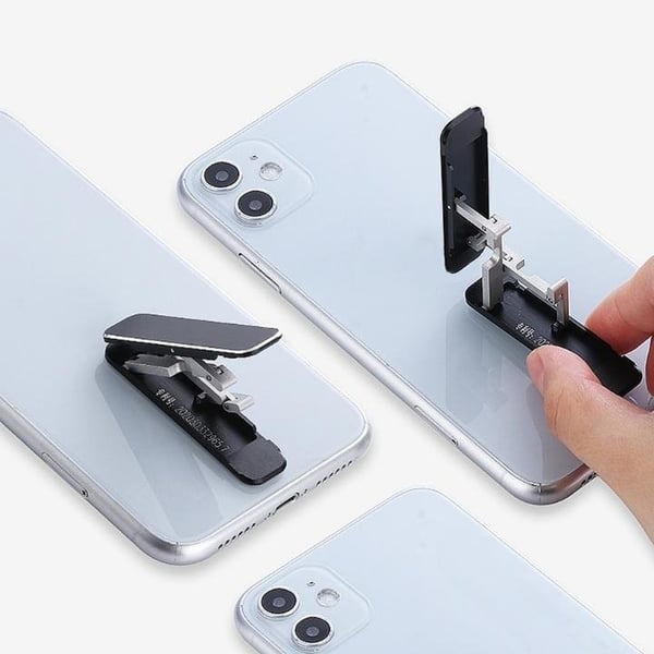 📱Supporto telefonino adesivo ultrasottile! Angolo regolabile 0-100°, pieghevole, portatile. Usa il telefono a mani libere ovunque tu sia!