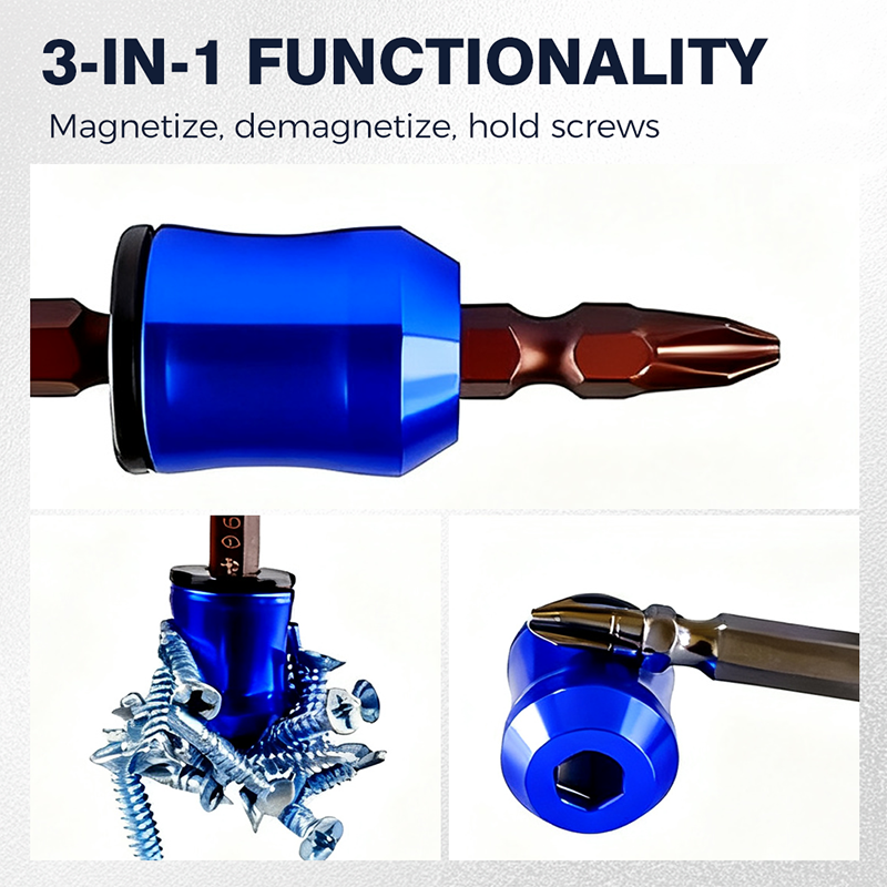 🛠️ ACQUISTA 1, OTTIENI 1 GRATIS! ⚡ Anello Magnetico per Teste Cacciavite 3-in-1 – Cambio Rapido, Presa Forte & Portatile 🧲