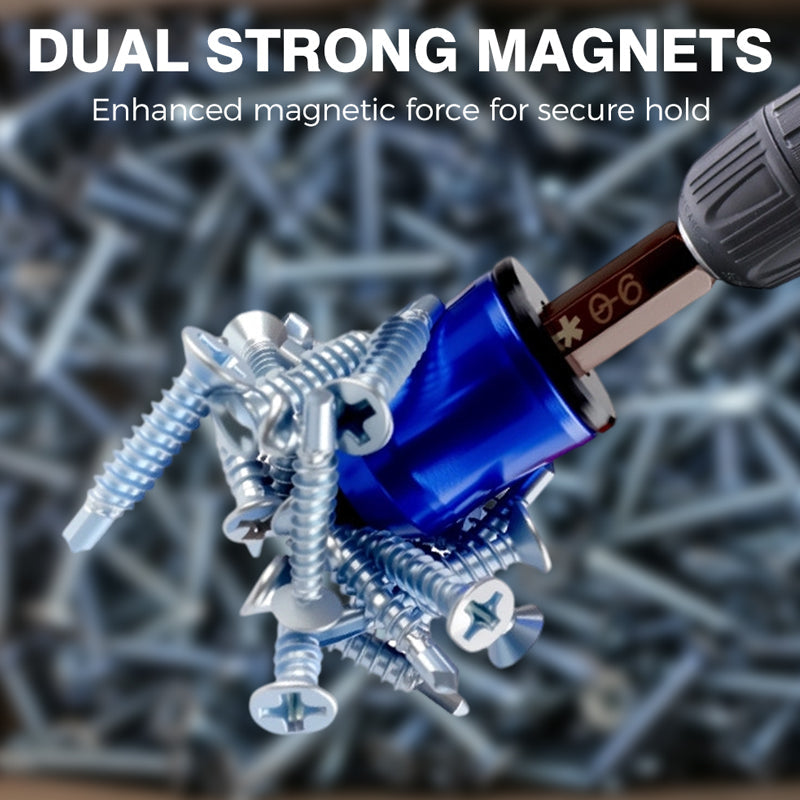 🛠️ ACQUISTA 1, OTTIENI 1 GRATIS! ⚡ Anello Magnetico per Teste Cacciavite 3-in-1 – Cambio Rapido, Presa Forte & Portatile 🧲