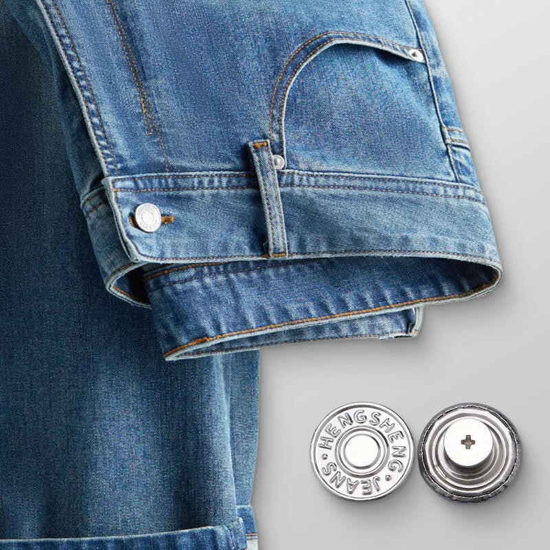 Set di bottoni rimovibili per jeans senza cucitura