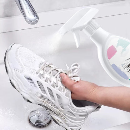 Spray portatile per la pulizia rapida delle scarpe bianche