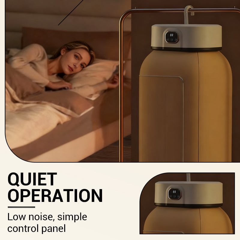 🔥Mini asciugatrice portatile pieghevole -✨Di' addio ai vestiti che puzzano di umidità!