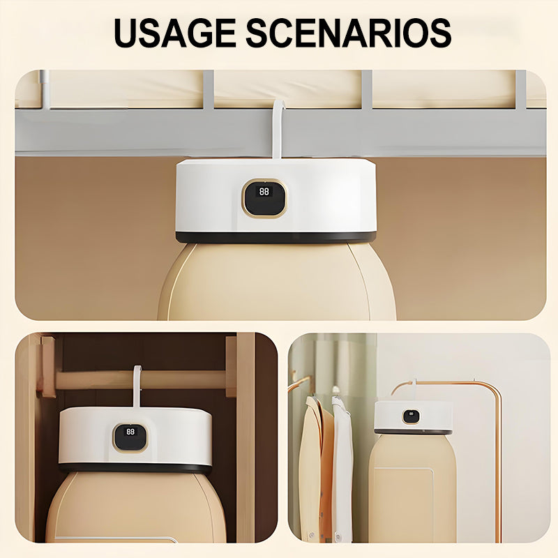 🔥Mini asciugatrice portatile pieghevole -✨Di' addio ai vestiti che puzzano di umidità!