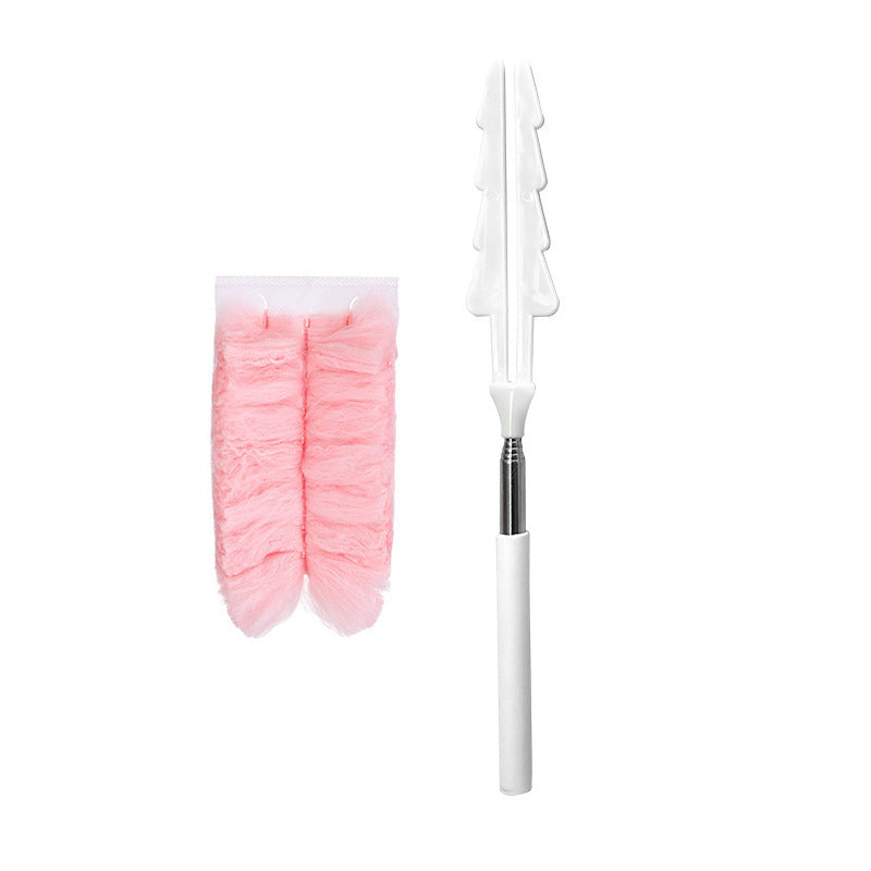 Spolverino pieghevole monouso multiuso con asta estensibile