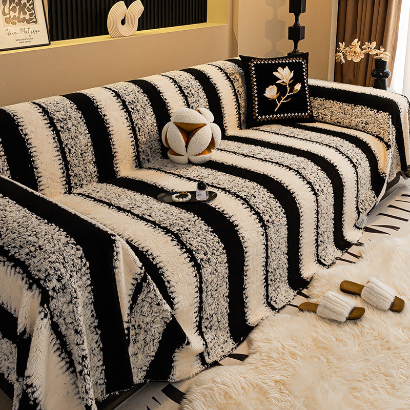 🛋️✨ Copridivano in Peluche Morbido & Antiscivolo – 9 Colori, 5 Misure (180x130cm a 180x420cm) – Protezione Elegante per Divano 1-4+ Persone 🏠💕