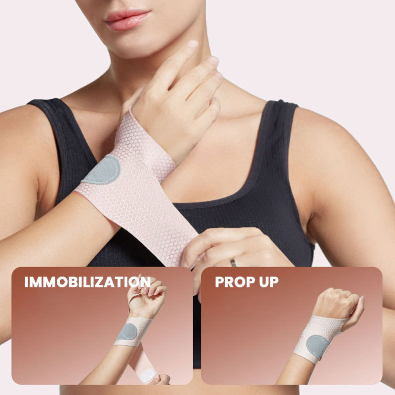 Polsiera Compressiva Ultra Sottile Regolabile – Supporto per Polso e Pollice