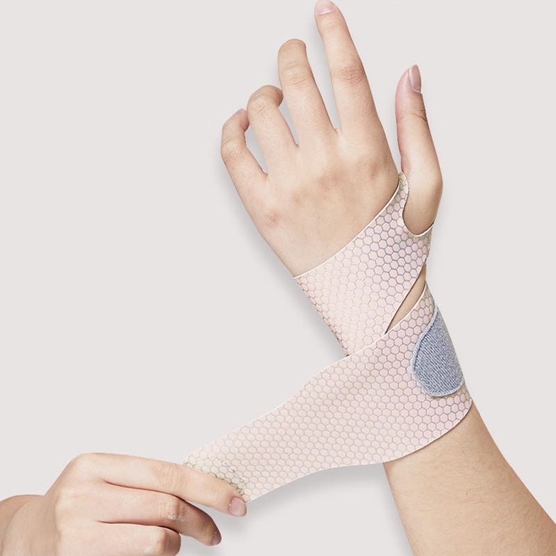 Polsiera Compressiva Ultra Sottile Regolabile – Supporto per Polso e Pollice
