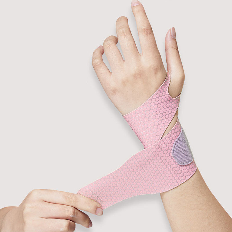 Polsiera Compressiva Ultra Sottile Regolabile – Supporto per Polso e Pollice