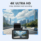 Dashcam 4K Ultra HD per auto con visione notturna