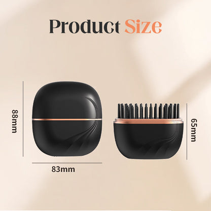 Mini piastra per capelli senza fili con pettin