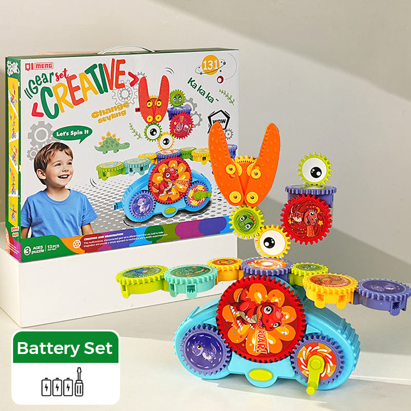 🥳2026 NUOVO ARRIVO🥳💥OLTRE 50K VENDUTI! 🧩Giocattolo elettrico trasformabile con blocchi da costruzione, assemblaggio divertente per bambini ✨