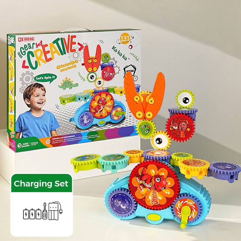 🥳2026 NUOVO ARRIVO🥳💥OLTRE 50K VENDUTI! 🧩Giocattolo elettrico trasformabile con blocchi da costruzione, assemblaggio divertente per bambini ✨
