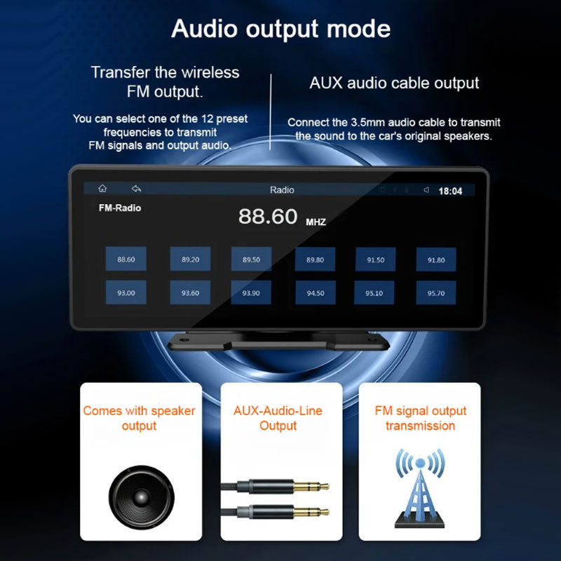 Schermo portatile CarPlay per auto