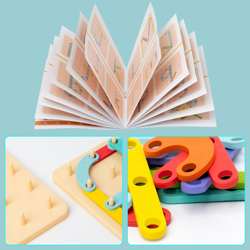 Montessori-Steckbrettpuzzle 🎅Weihnachtsgeschenkidee!🎁Kostenloser Versand