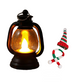 ⛄ 50% DI SCONTO ORA! ✨ Mini lanterna pupazzo di neve - Luce LED con cappello e sciarpa rimovibili per decorazioni festive 🎄💡