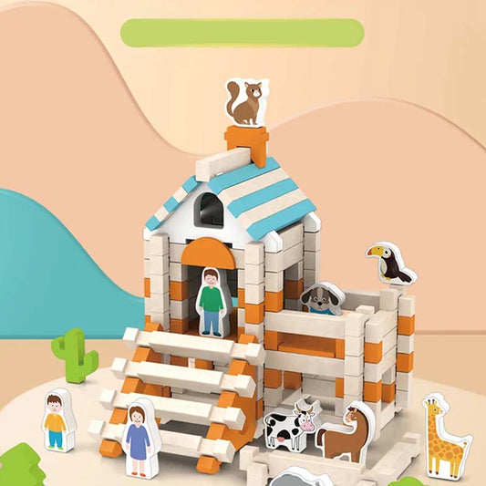 Blocchi da costruzione educativi in legn