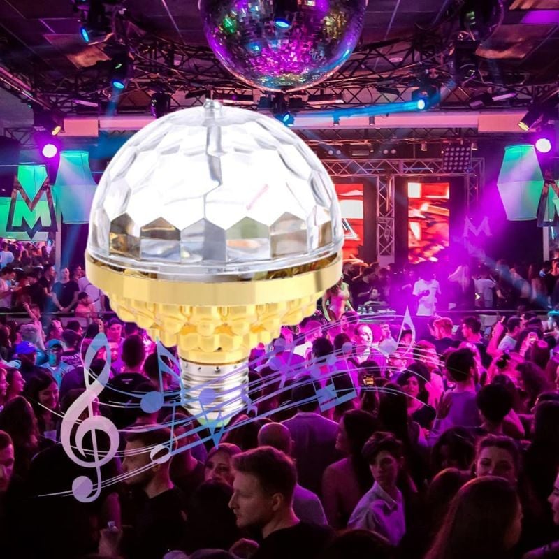 💥Vendita di Natale anticipata✨ 49% OFF💥 Luce rotante colorata a sfera da discoteca
