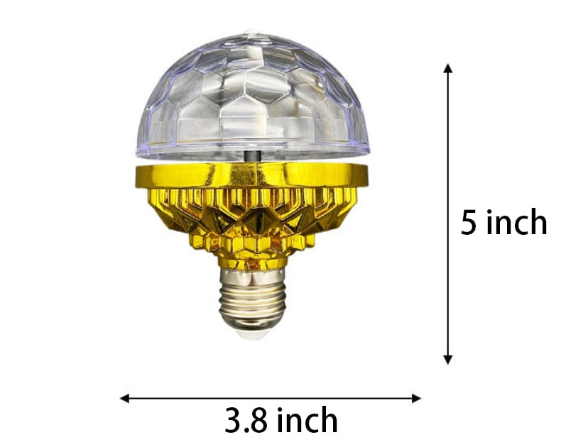 💥Vendita di Natale anticipata✨ 49% OFF💥 Luce rotante colorata a sfera da discoteca