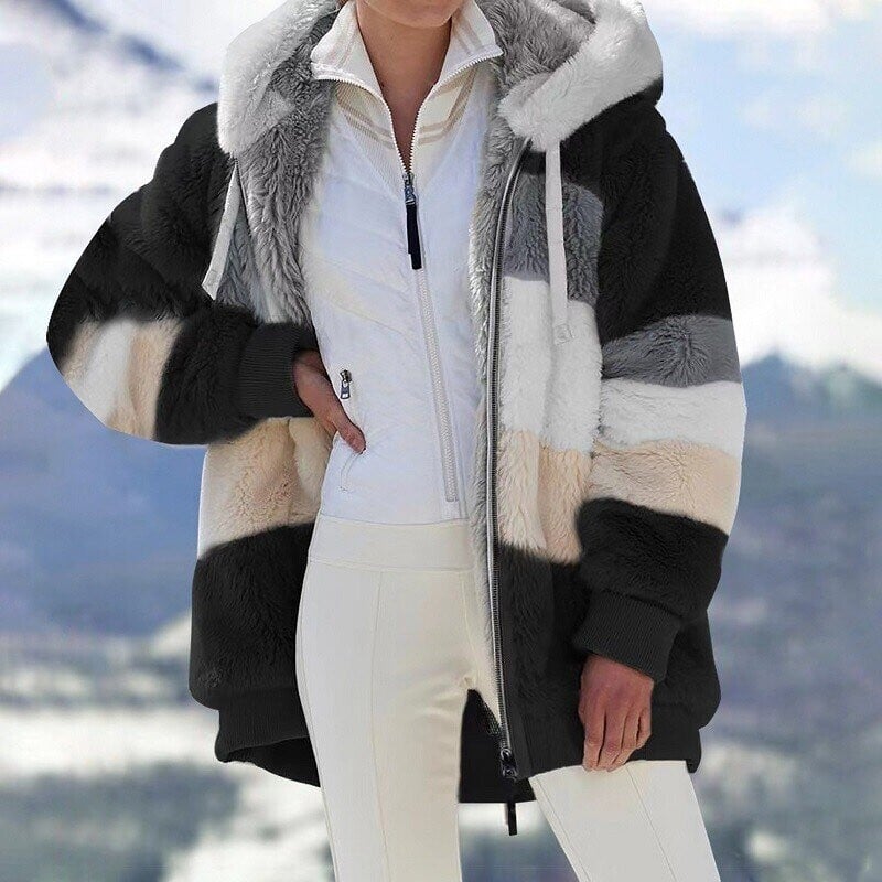 🎅 Vendita calda 49% OFF🔥Cappotto imbottito a contrasto🐑