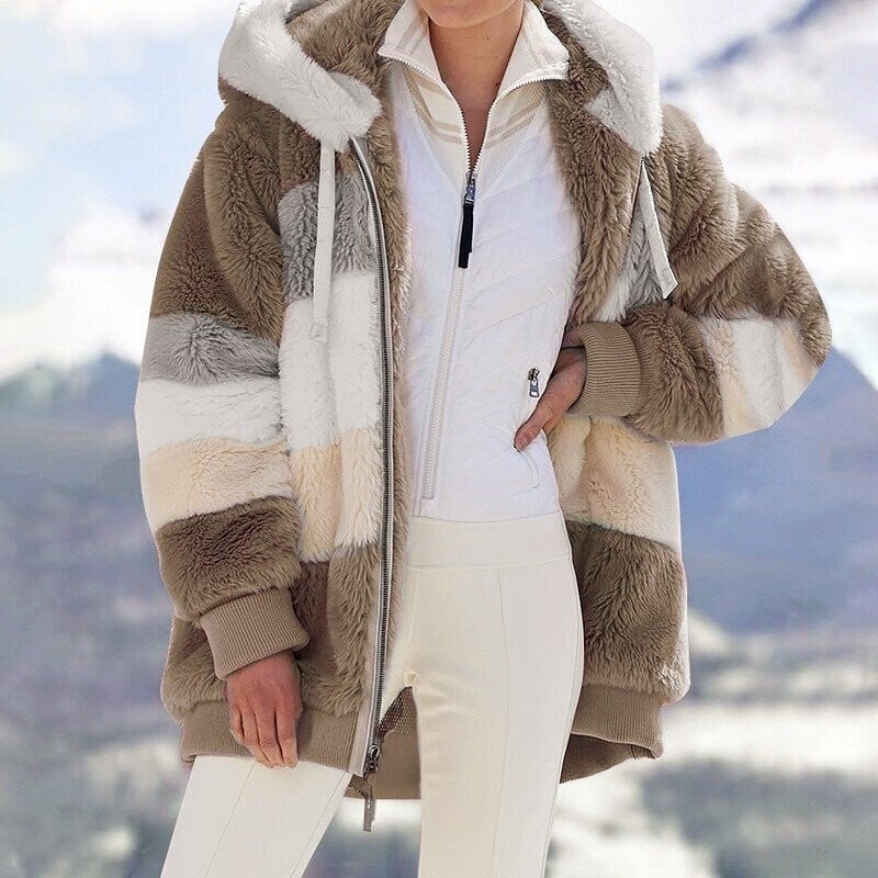 🎅 Vendita calda 49% OFF🔥Cappotto imbottito a contrasto🐑