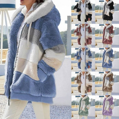 🎅 Vendita calda 49% OFF🔥Cappotto imbottito a contrasto🐑