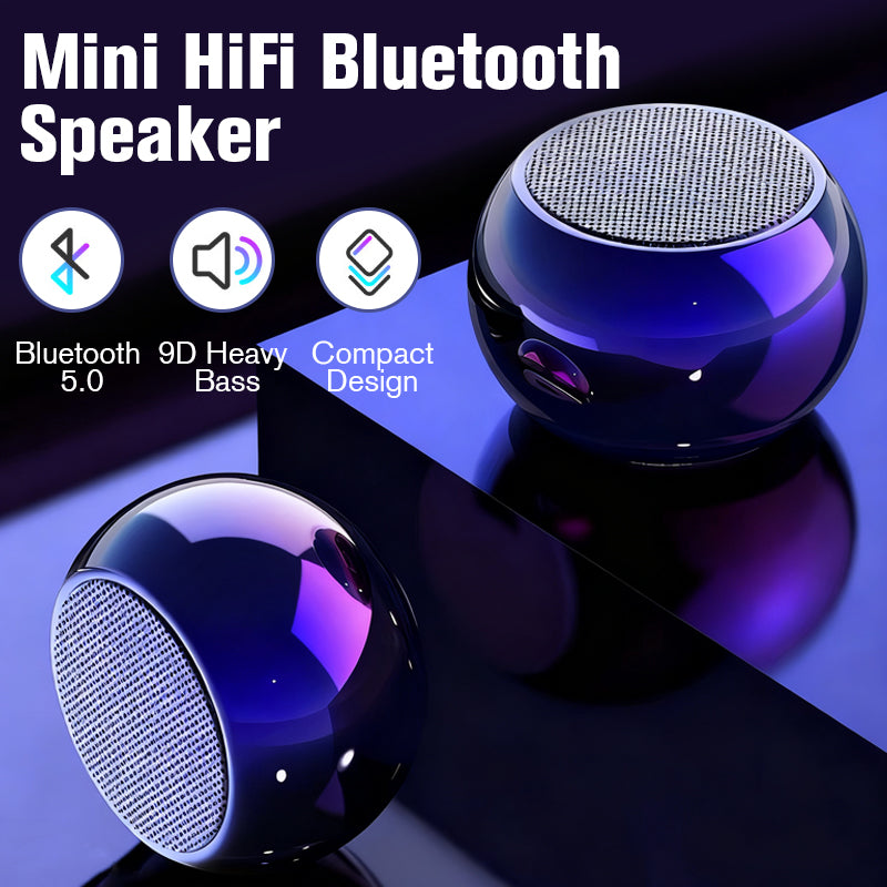 🥳2026 BESTSELLER🔊 Mini altoparlante Bluetooth HiFi. Suono potente e ricco, compatto e portatile. Connessione Bluetooth stabile, ideale per casa, giardino, viaggi e feste all'aperto.