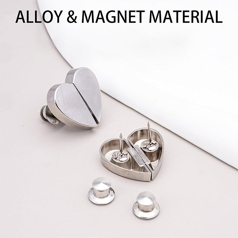 Clip magnetiche per tende a forma di cuor