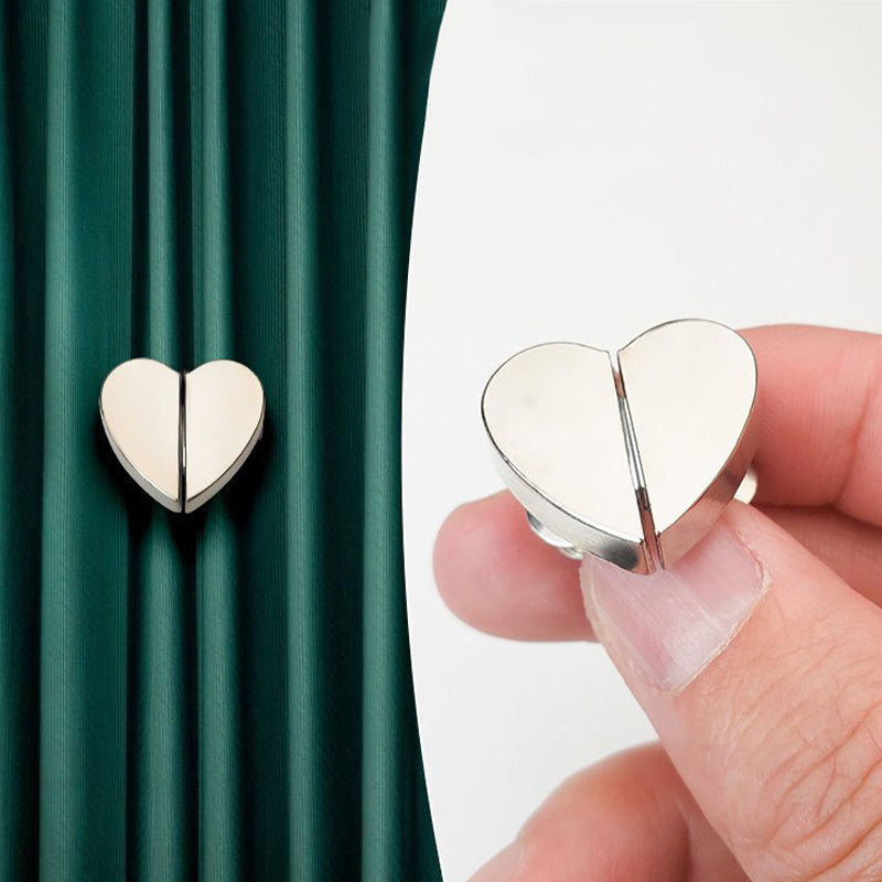 Clip magnetiche per tende a forma di cuor