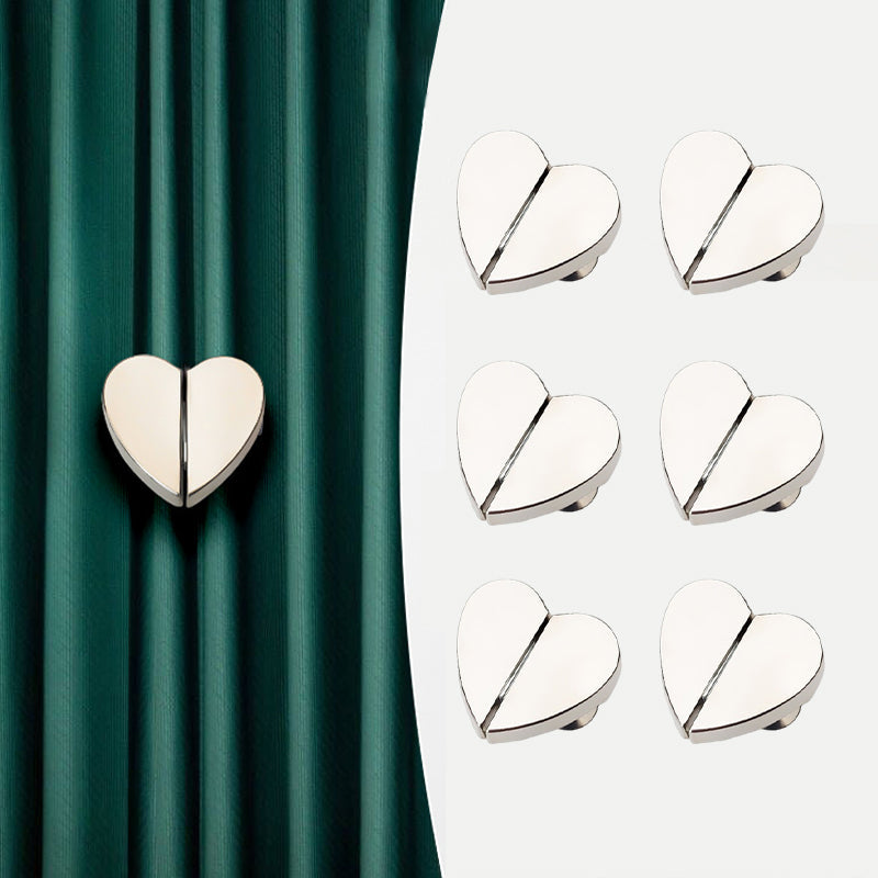 Clip magnetiche per tende a forma di cuor