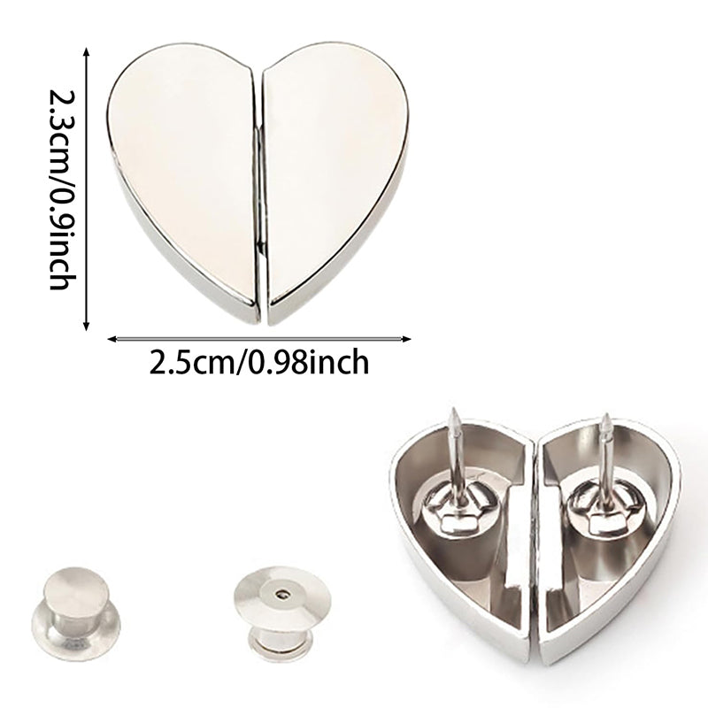 Clip magnetiche per tende a forma di cuor