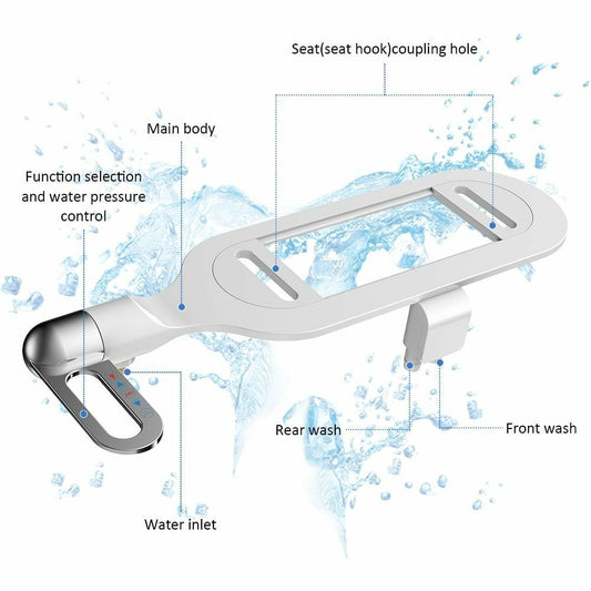 🚽 50% DI SCONTO! 🚿 Bagno Bidet Non Elettrico a Doppio Getto – Igienico, Installazione Facile & Autopulente con Design Moderno ✨
