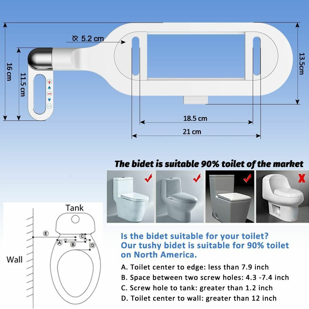 🚽 50% DI SCONTO! 🚿 Bagno Bidet Non Elettrico a Doppio Getto – Igienico, Installazione Facile & Autopulente con Design Moderno ✨
