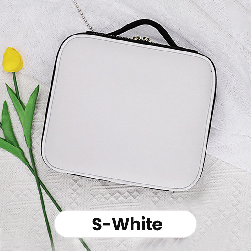 Borsa Trucchi Portatile con Specchio LED Integrato