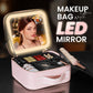 Borsa Trucchi Portatile con Specchio LED Integrato