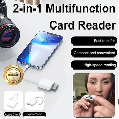 🔌 SCONTO DEL 49% ORA! 📱 Lettore 5 in 1 per Android: doppio adattatore USB-C, ricarica rapida e sincronizzazione dati ⚡