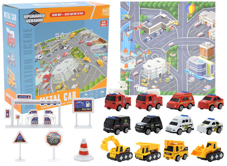 🎁Regalo di Natale con il 50% di sconto!!! 🚗Calendario dell'Avvento per bambini (maschietti): set di veicoli da cantiere in lega