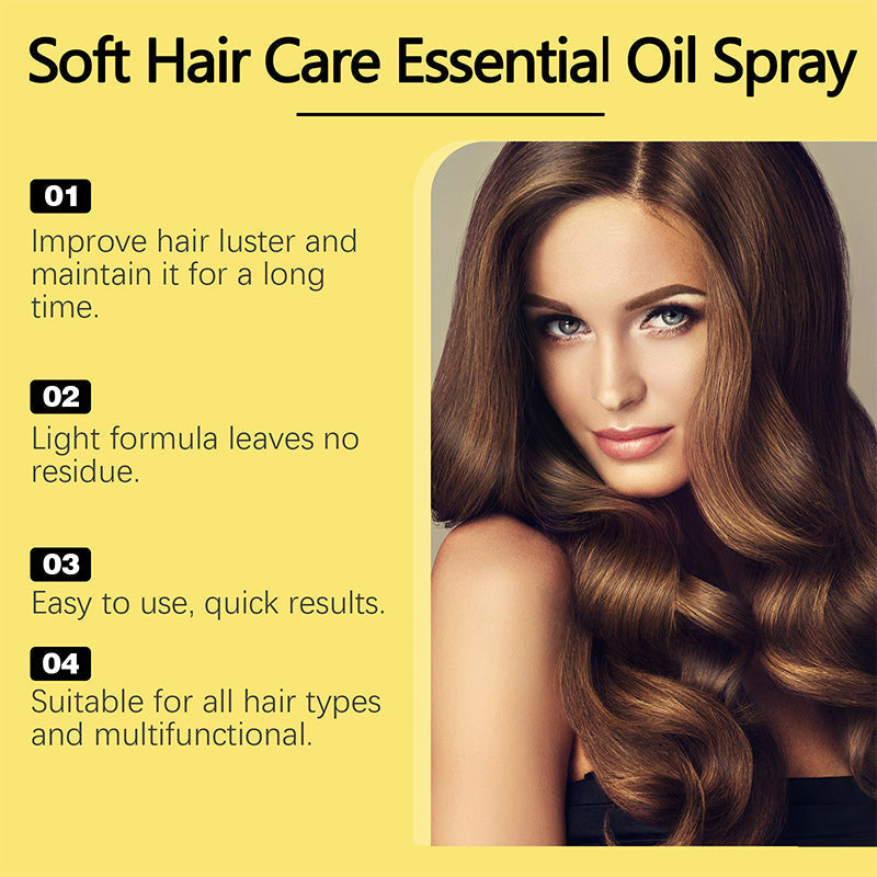Olio essenziale nutriente leggero per capelli