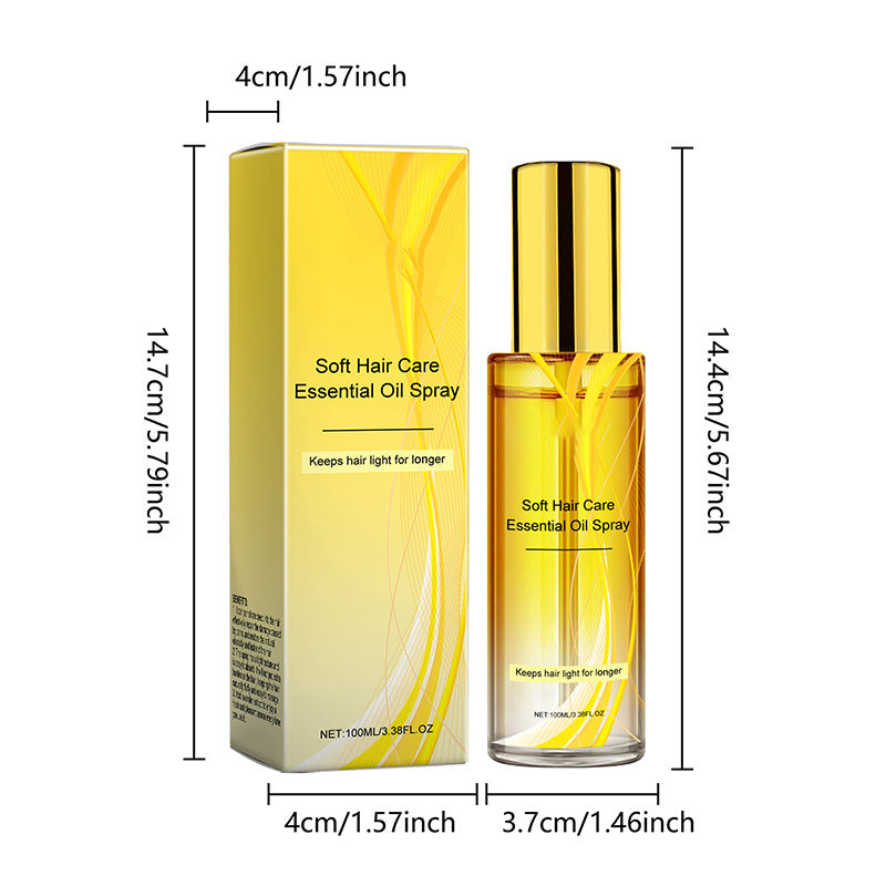 Olio essenziale nutriente leggero per capelli