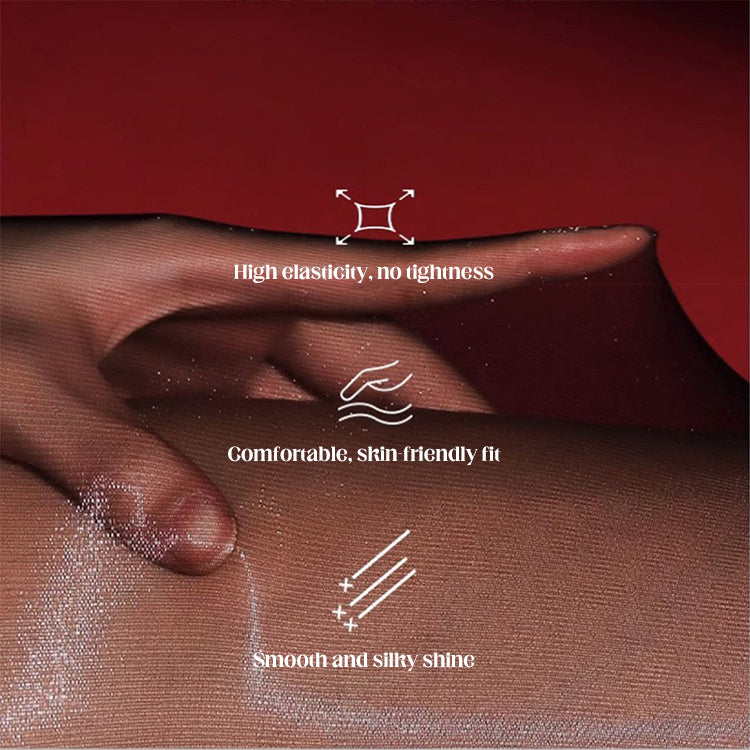 Collant lucidi trasparenti da donna – Resistenti agli strappi e antiscivol